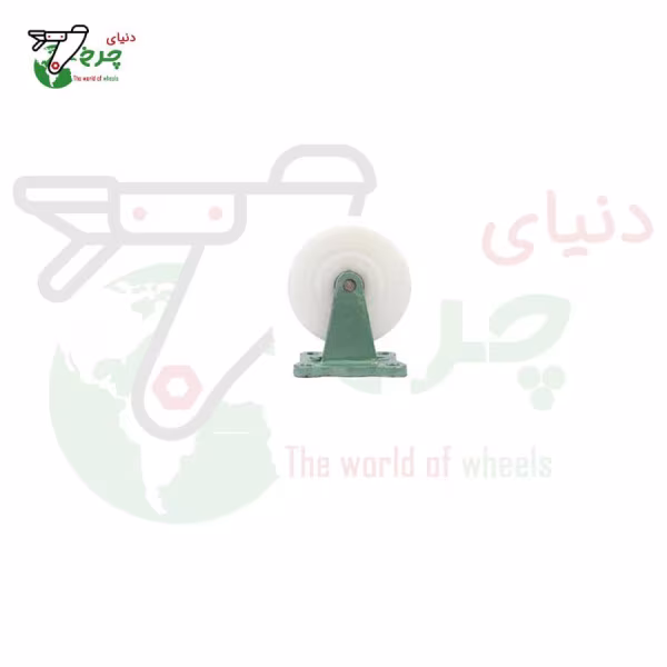 چرخ کشتارگاهی چدن تفلون ثابت سایز160