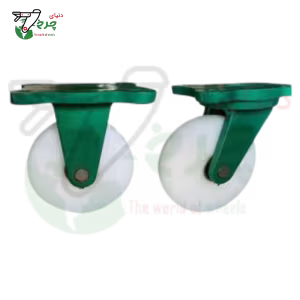 چرخ کشتارگاهی چدن تفلون ثابت سایز200
