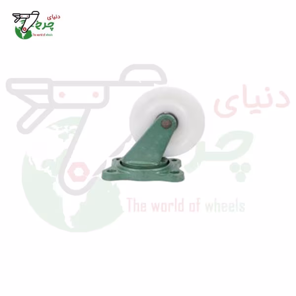 چرخ کشتارگاهی چدن تفلون گردان سایز160