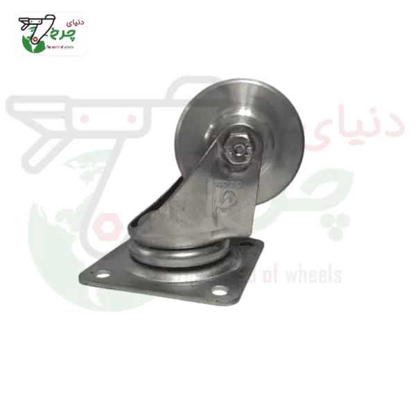 چرخ گردان آلومینیومی قطر 80 میلی‌متر ظرفیت 200 کیلوگرم مقاوم حرارت