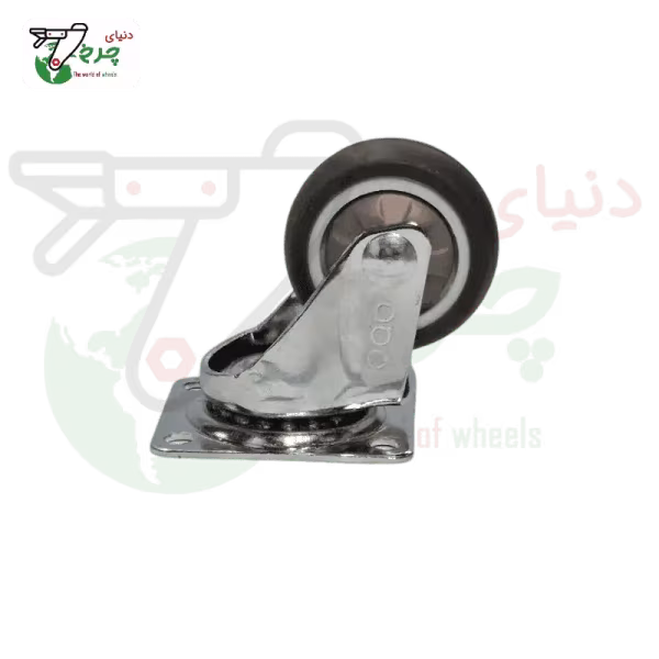 چرخ گردان بلبرینگی قهوه‌ای قطر 40 میلی‌متر ظرفیت 30 کیلوگرم