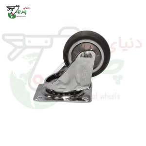 چرخ گردان بلبرینگی قهوه‌ای قطر 40 میلی‌متر ظرفیت 30 کیلوگرم