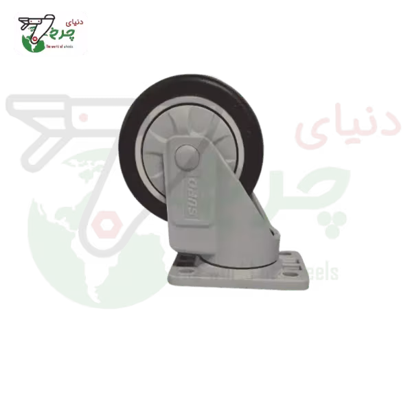 چرخ گردان تمام پلاستیک هتلی سوپو قطر 100 میلی‌متر ظرفیت 75 کیلوگرم